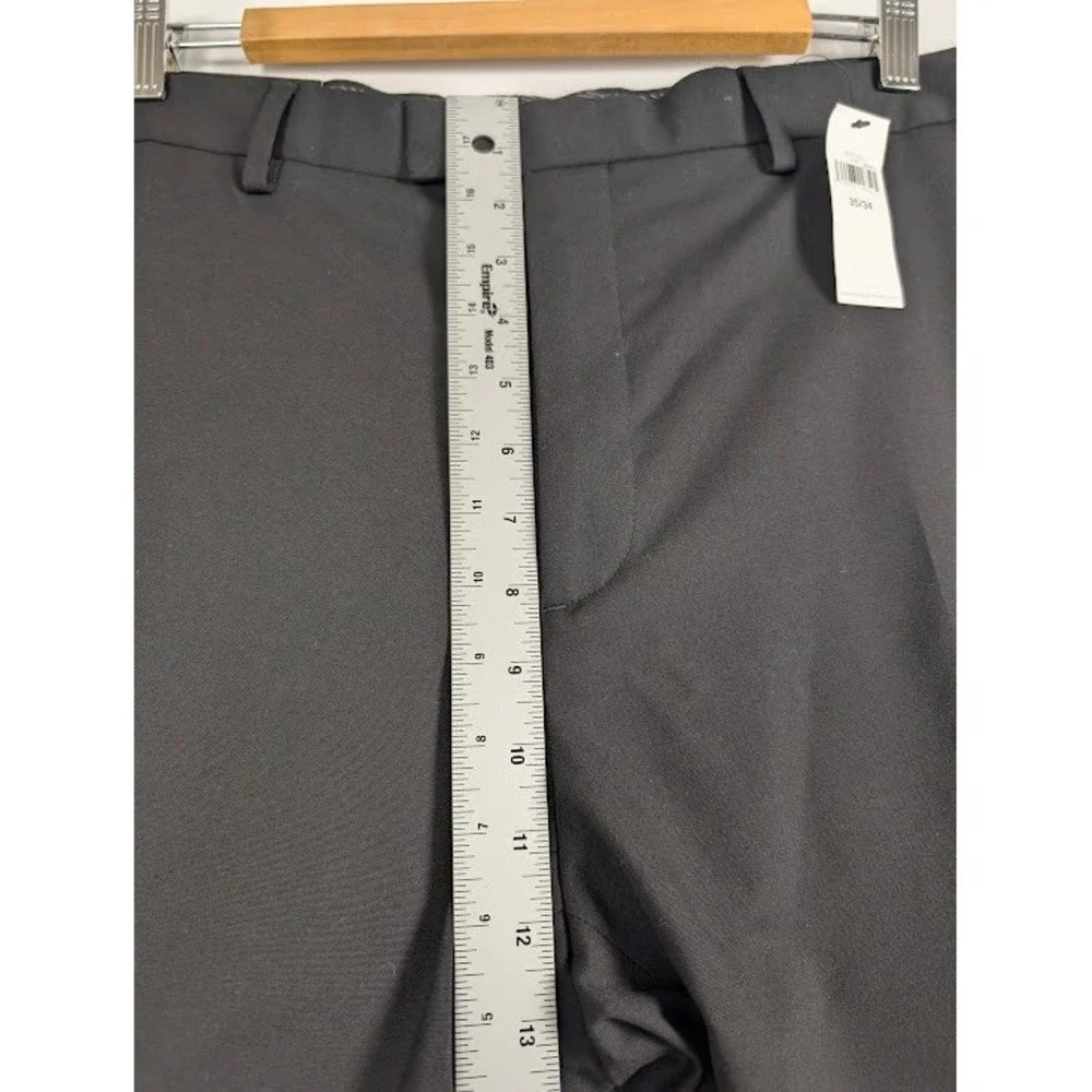 Banana Republic‎ Extra Slim Stretch Dress Pants Mens 35x34 (Fits 36x33) Black